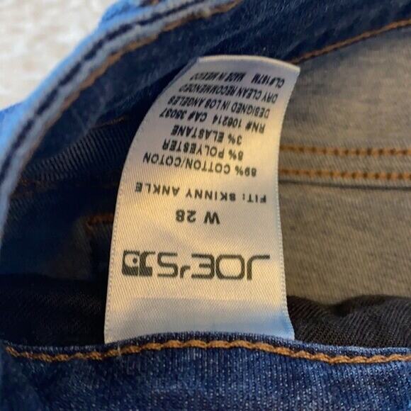 Joes Jeans Womens 28 Blue Skinny Ankle Carletta Stretch Midrise Casual - Picture 9 of 10